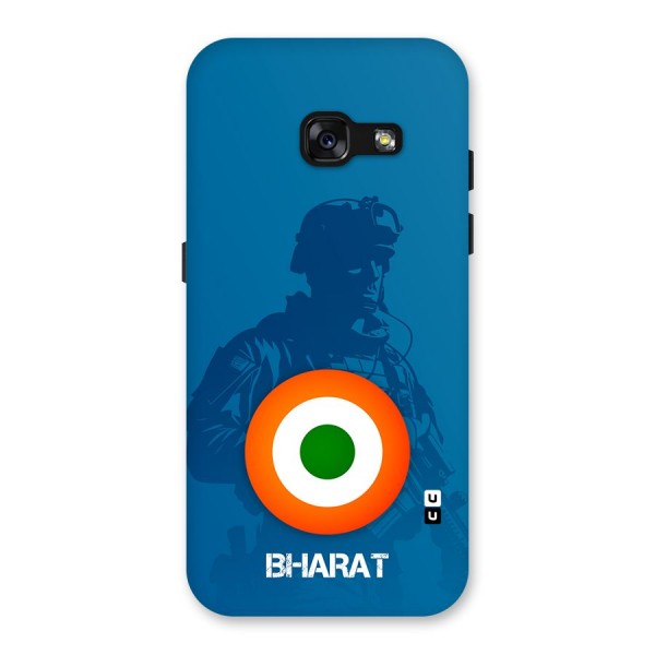 Bharat Commando Back Case for Galaxy A3 (2017)