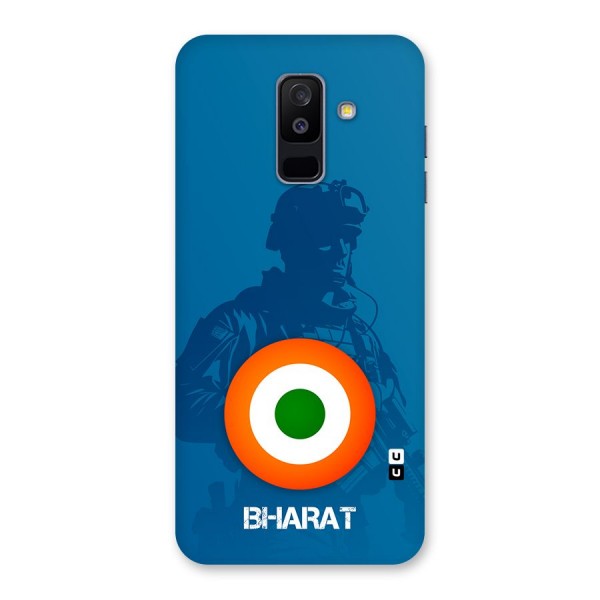 Bharat Commando Back Case for Galaxy A6 Plus