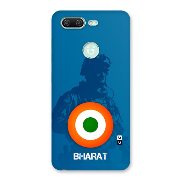 Bharat Commando Back Case for Gionee S10