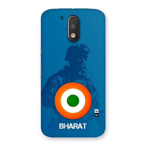 Bharat Commando Back Case for Moto G4 Plus