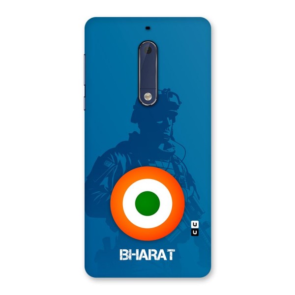 Bharat Commando Back Case for Nokia 5