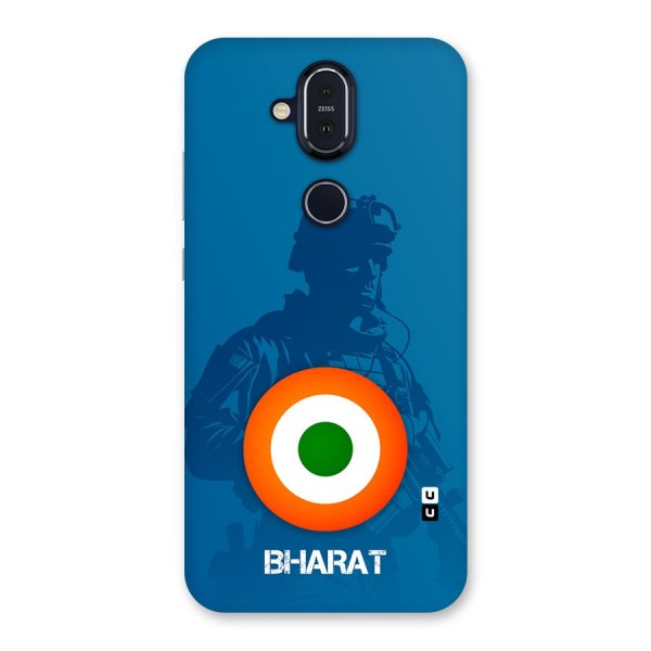Bharat Commando Back Case for Nokia 8.1