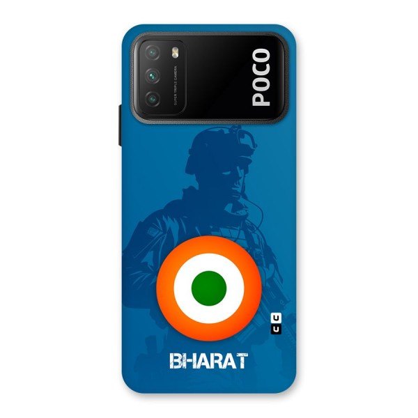 Bharat Commando Back Case for Poco M3