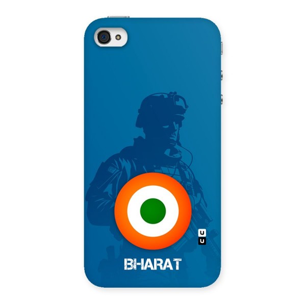 Bharat Commando Back Case for iPhone 4 4s