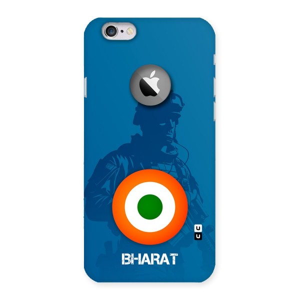 Bharat Commando Back Case for iPhone 6 Logo Cut
