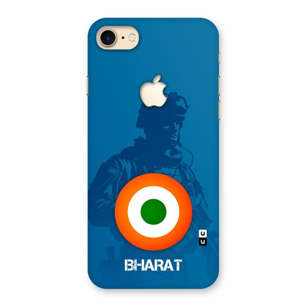 Bharat Commando Back Case for iPhone 7 Apple Cut