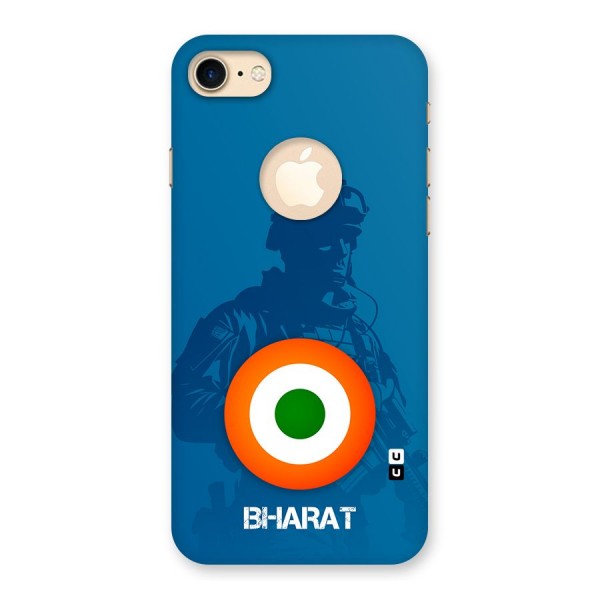 Bharat Commando Back Case for iPhone 7 Logo Cut