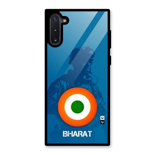 Bharat Commando Glass Back Case for Galaxy Note 10