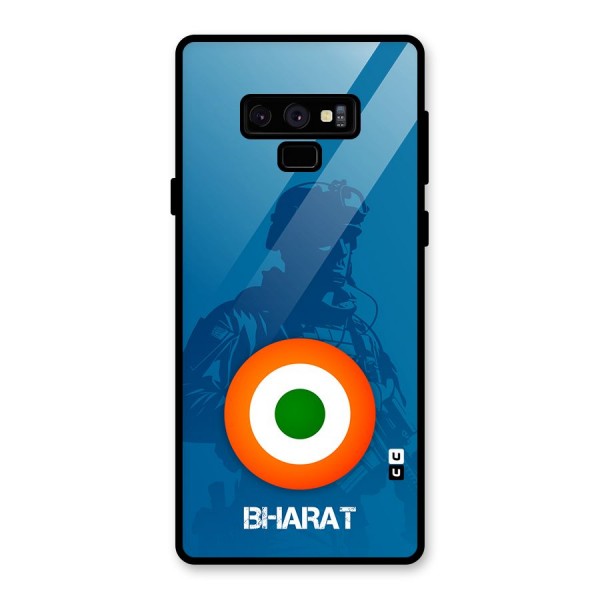 Bharat Commando Glass Back Case for Galaxy Note 9