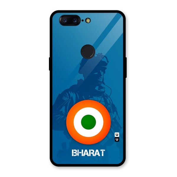 Bharat Commando Glass Back Case for OnePlus 5T