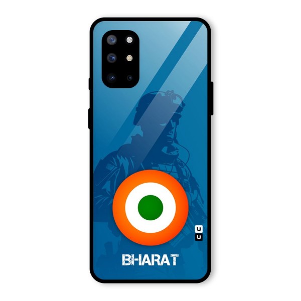 Bharat Commando Glass Back Case for OnePlus 8T