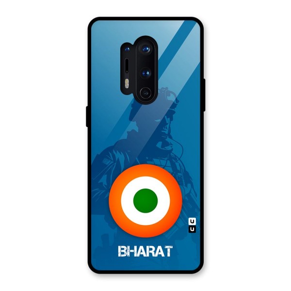 Bharat Commando Glass Back Case for OnePlus 8 Pro