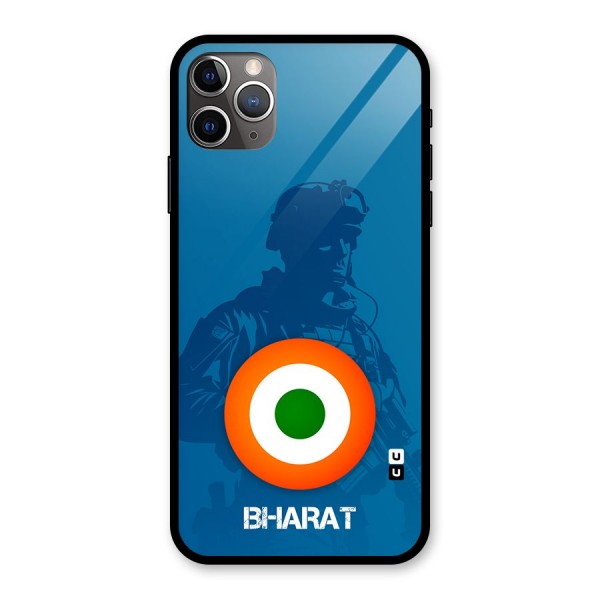 Bharat Commando Glass Back Case for iPhone 11 Pro Max