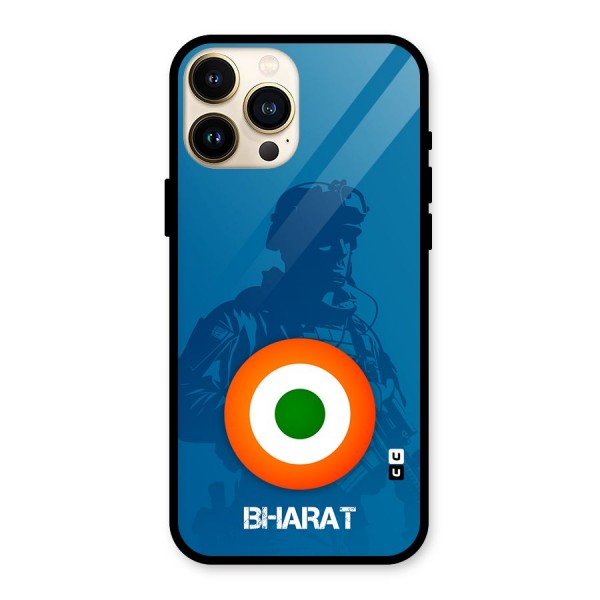 Bharat Commando Glass Back Case for iPhone 13 Pro Max