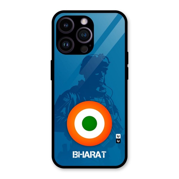 Bharat Commando Glass Back Case for iPhone 14 Pro Max