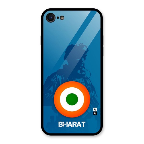 Bharat Commando Glass Back Case for iPhone 7
