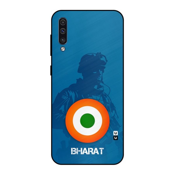 Bharat Commando Metal Back Case for Galaxy A30s