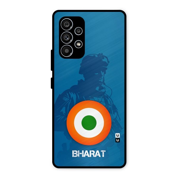 Bharat Commando Metal Back Case for Galaxy A53 5G