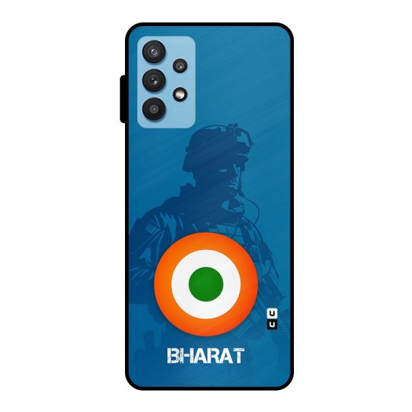 Bharat Commando Metal Back Case for Galaxy M32 5G