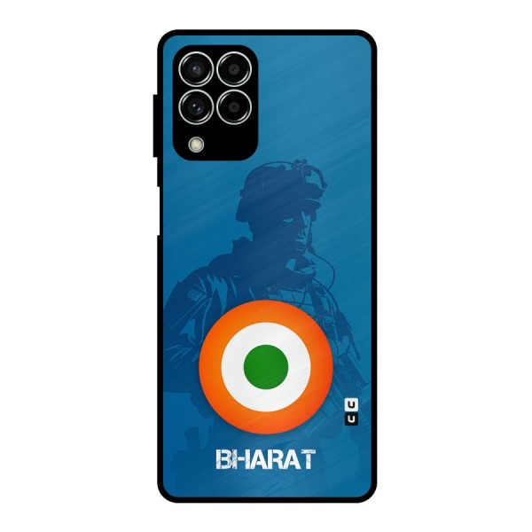 Bharat Commando Metal Back Case for Galaxy M33