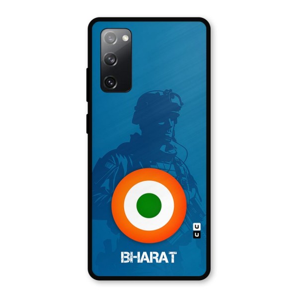 Bharat Commando Metal Back Case for Galaxy S20 FE 5G