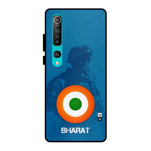 Bharat Commando Metal Back Case for Mi 10