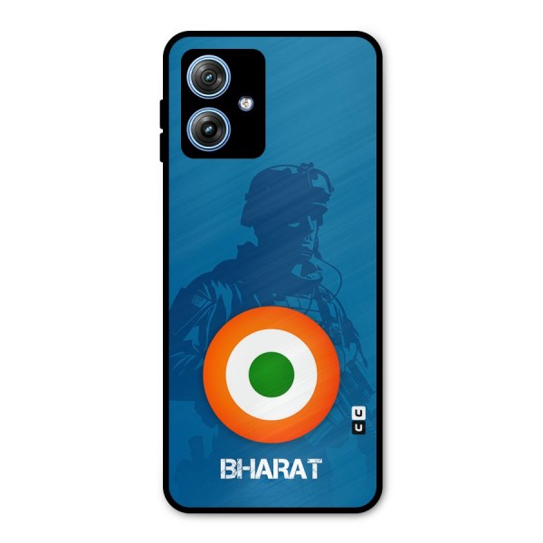 Bharat Commando Metal Back Case for Moto G54