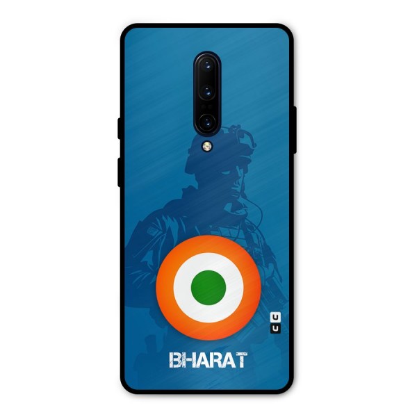 Bharat Commando Metal Back Case for OnePlus 7 Pro