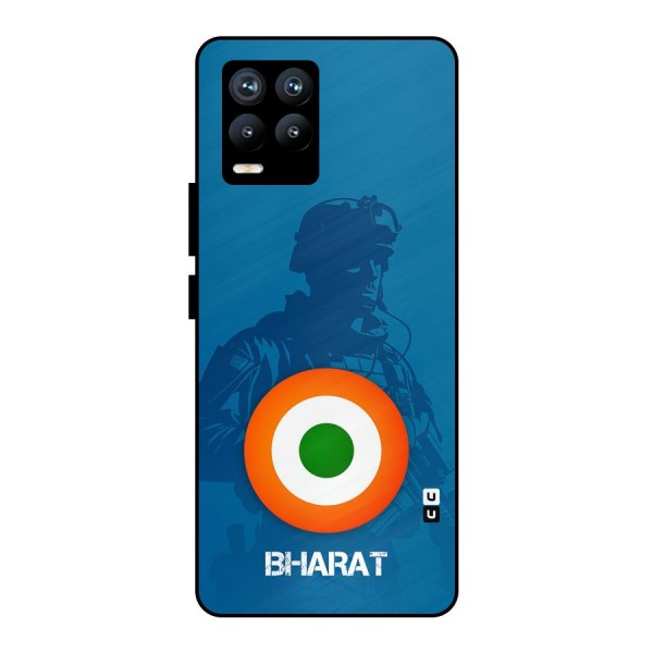 Bharat Commando Metal Back Case for Realme 8 Pro