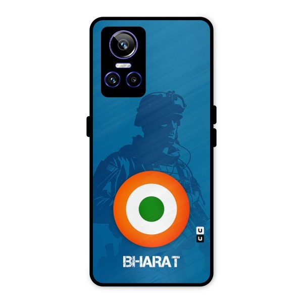 Bharat Commando Metal Back Case for Realme GT Neo 3