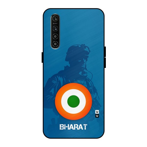Bharat Commando Metal Back Case for Realme XT