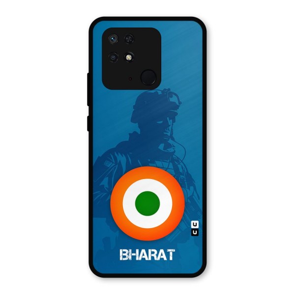 Bharat Commando Metal Back Case for Redmi 10 Power