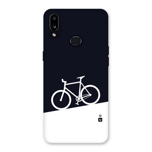 Bicycle Minimal Art Back Case for Galaxy A10s