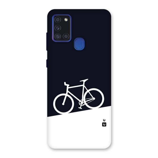 Bicycle Minimal Art Back Case for Galaxy A21s