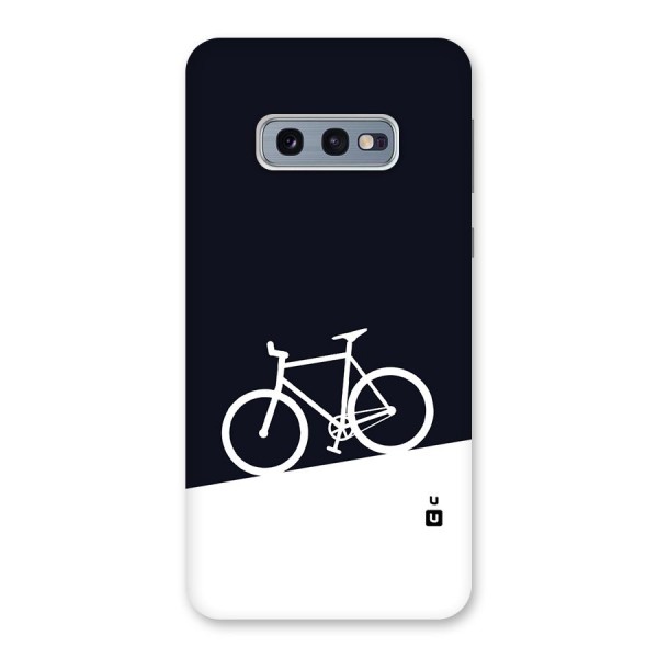 Bicycle Minimal Art Back Case for Galaxy S10e