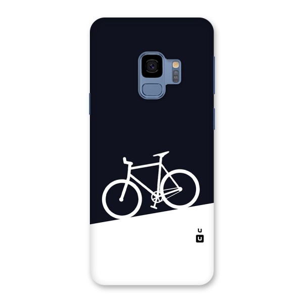 Bicycle Minimal Art Back Case for Galaxy S9