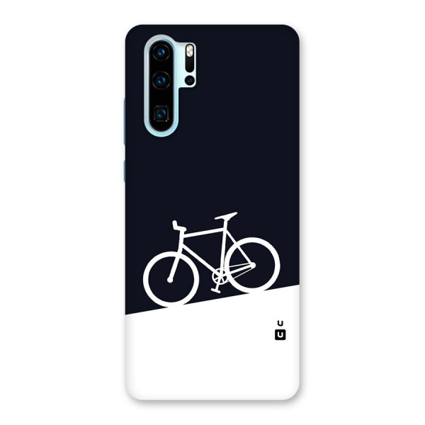 Bicycle Minimal Art Back Case for Huawei P30 Pro