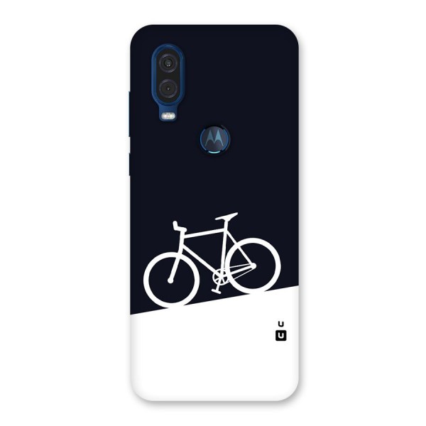 Bicycle Minimal Art Back Case for Motorola One Vision