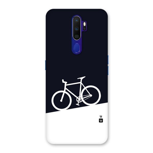 Bicycle Minimal Art Back Case for Oppo A9 (2020)