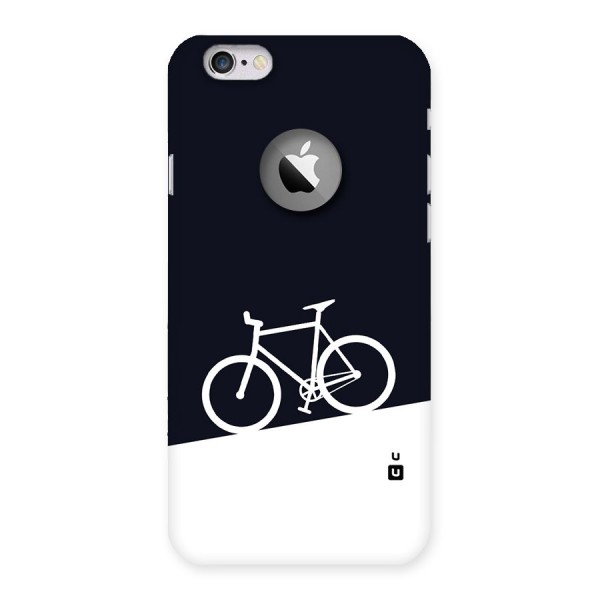 Bicycle Minimal Art Back Case for iPhone 6 Logo Cut