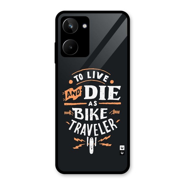 Bike Traveler Glass Back Case for Realme 10