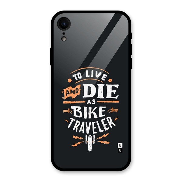 Bike Traveler Glass Back Case for iPhone XR