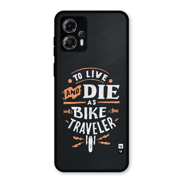 Bike Traveler Metal Back Case for Moto G13