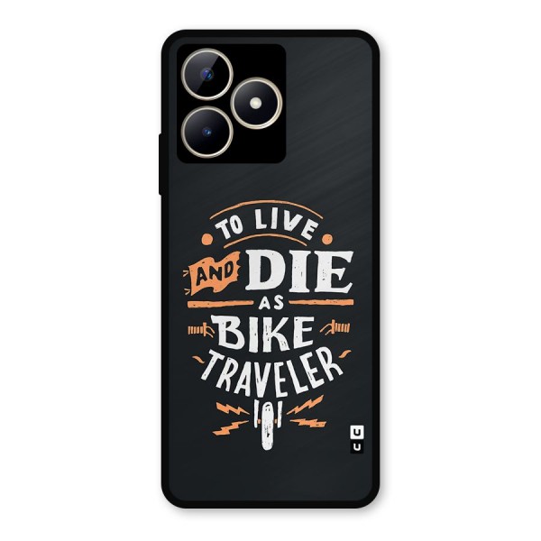 Bike Traveler Metal Back Case for Realme C53
