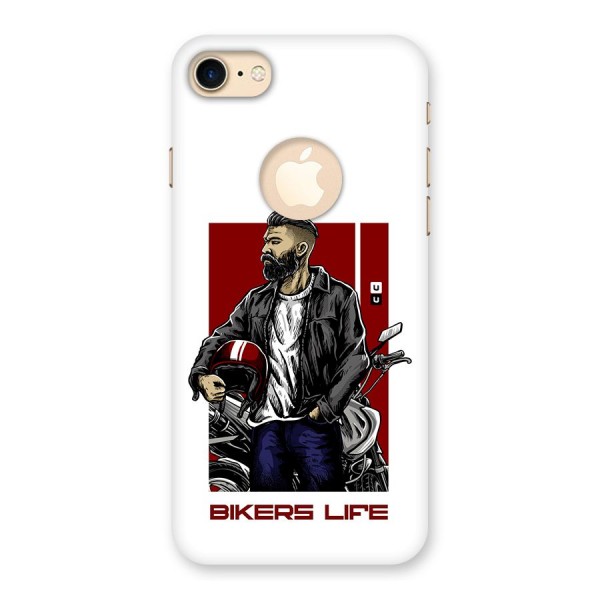 Biker Life Back Case for iPhone 7 Logo Cut