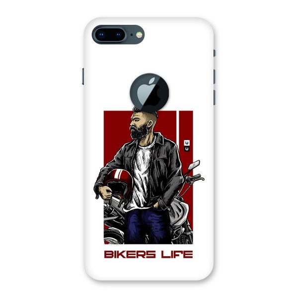 Biker Life Back Case for iPhone 7 Plus Logo Cut