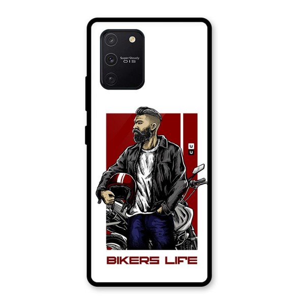 Biker Life Glass Back Case for Galaxy S10 Lite