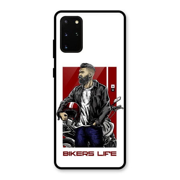 Biker Life Glass Back Case for Galaxy S20 Plus