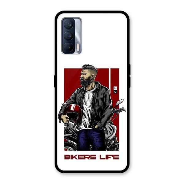 Biker Life Glass Back Case for Realme X7