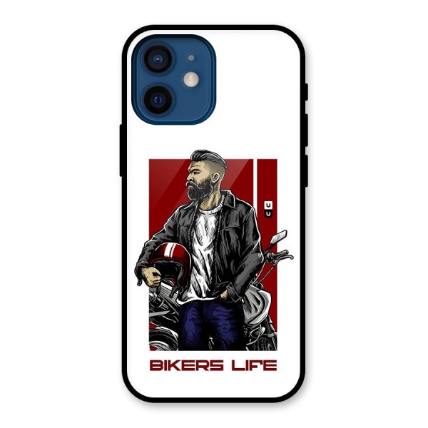 Biker Life Glass Back Case for iPhone 12 Mini